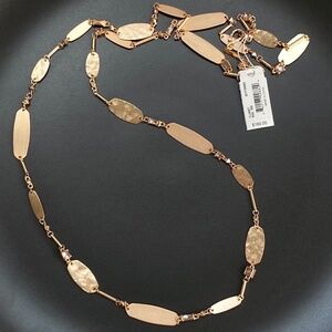 NEW Kendra Scott Claret Long Strand Necklace in Rose Gold